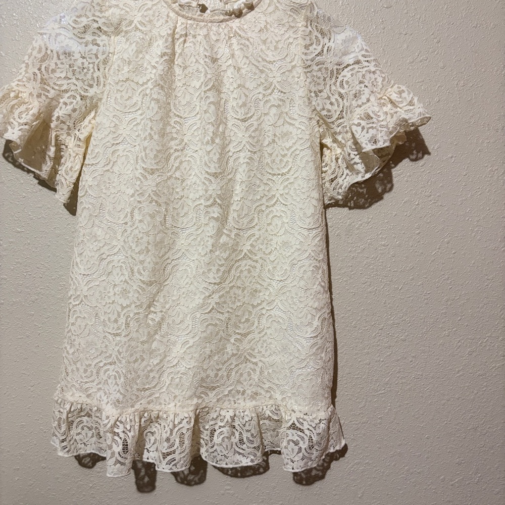 H&M Cream Lace Kids Formal Dress